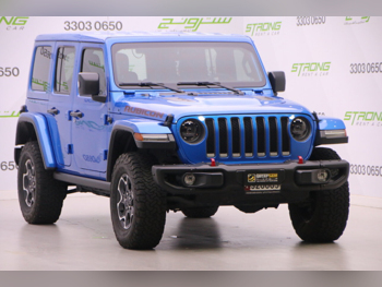 جييب رانجلار روبيكون 2023 اوتوماتيك 32,000 كم 6 سلندر دفع رباعي اس يو في ازرق تحت الضمان