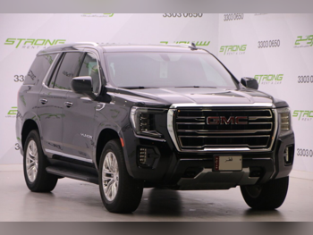 جي ام سي يوكون اس ال تي 2021 اوتوماتيك 46,000 كم 8 سلندر دفع رباعي اس يو في أسود