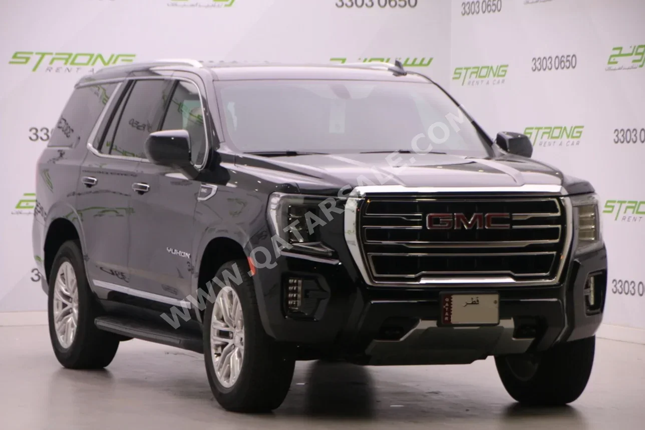 جي ام سي يوكون اس ال تي 2021 اوتوماتيك 46,000 كم 8 سلندر دفع رباعي اس يو في أسود