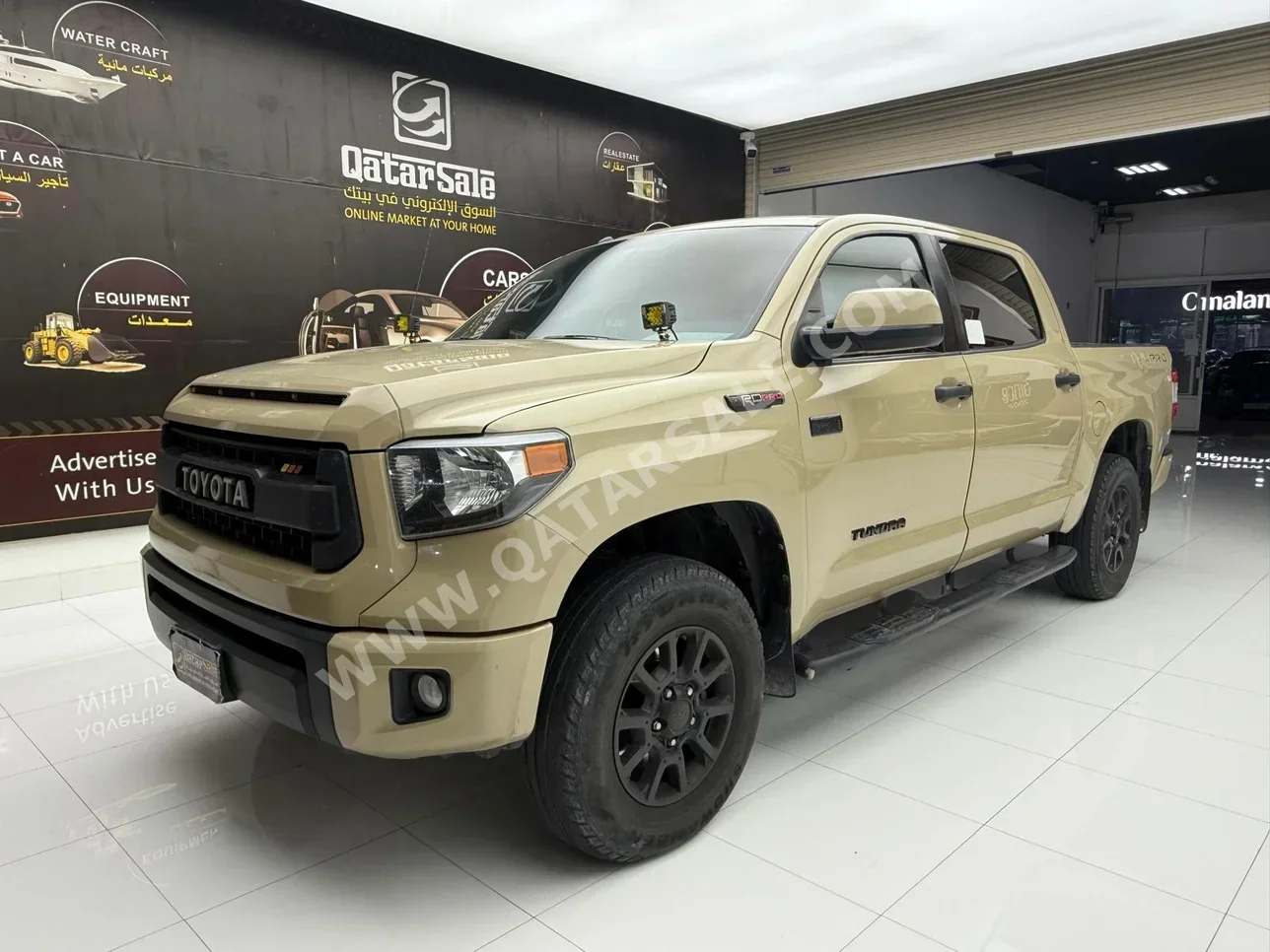 تويوتا تندرا تي ار دي برو 2016 اوتوماتيك 160,000 كم 8 سلندر دفع رباعي بيكب بيج