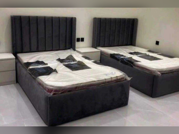 الأسّرة - فردي - أسود - متضمنة المرتبة