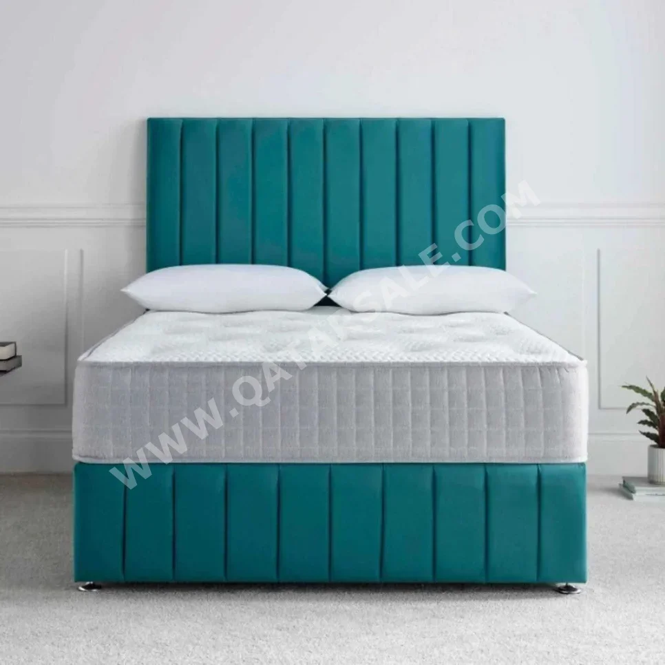 Beds - Single - Green - Mattress Included