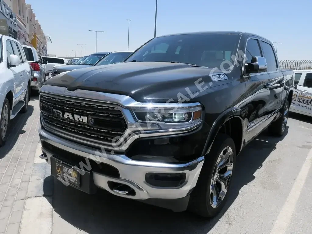 دودج  رام  لميتد  2019  اوتوماتيك  70,000 كم  8 سلندر  دفع رباعي  بيكب  أسود  تحت الضمان