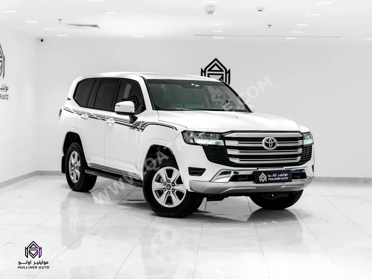 تويوتا لاند كروزر جي اكس ار 2022 اوتوماتيك 109,000 كم 6 سلندر دفع رباعي اس يو في أبيض