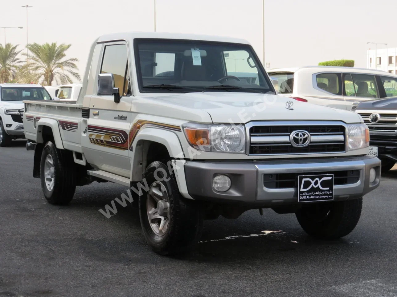 Toyota Land Cruiser LX 2022 Manual 75,000 Km 6 Cylinder Four Wheel Drive (4WD) Pick Up White