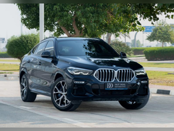 BMW  X-Series  X6  2020  Automatic  77,000 Km  6 Cylinder  Four Wheel Drive (4WD)  SUV  Black