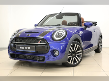 Mini Cooper S 2021 Automatic 45,400 Km 4 Cylinder Front Wheel Drive (FWD) Convertible Blue With Warranty