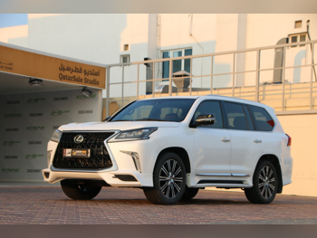 لكزس ال اكس 570 2016 اوتوماتيك 271,000 كم 8 سلندر دفع رباعي اس يو في أبيض