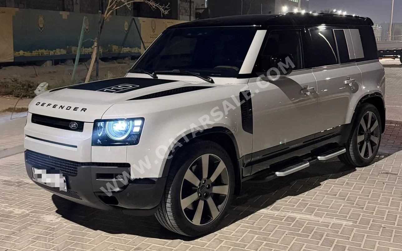 لاند روفر  ديفيندر  110 اتش اس اي  2026  اوتوماتيك  3,500 كم  6 سلندر  دفع رباعي  اس يو في  أبيض  تحت الضمان