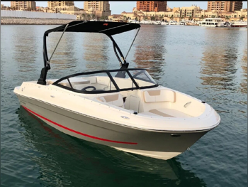 قوارب سريعة بايلاينر في ار 4 بورايدر مع موقف