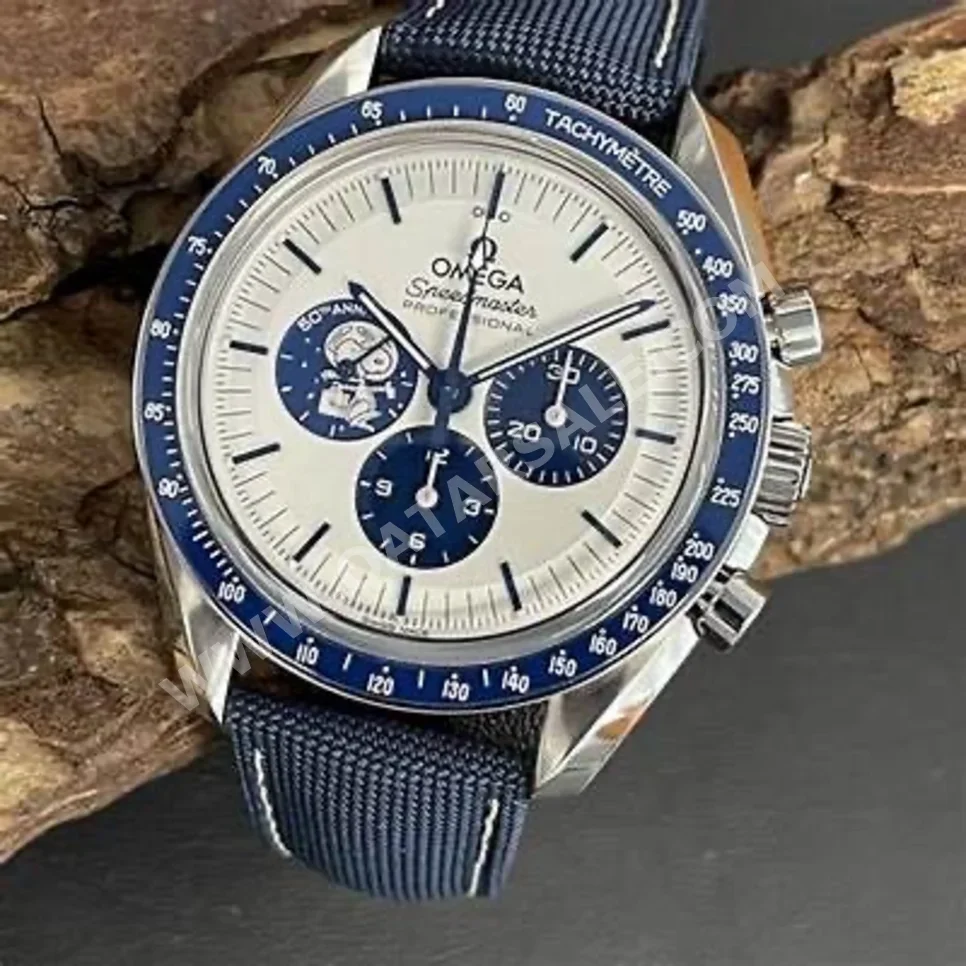 ساعات - أوميغا - ساعات الكوارتز - أزرق - ساعات رجالي