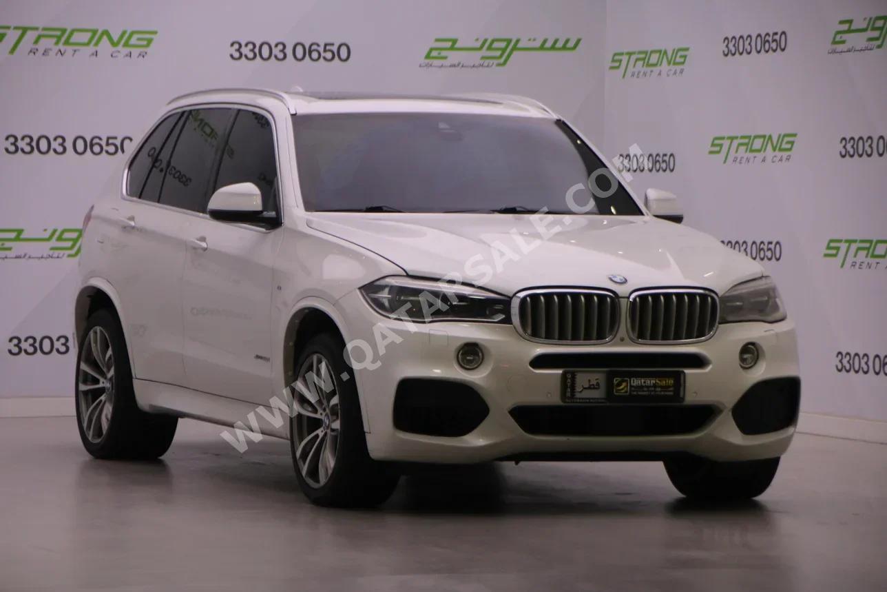 بي ام دبليو الفئة - اكس اكس 5 ام 50 اي 2014 اوتوماتيك 177,000 كم 8 سلندر دفع رباعي اس يو في أبيض