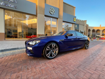 BMW M-Series 6 Gran Coupe 2014 Automatic 115,000 Km 8 Cylinder Rear Wheel Drive (RWD) Sedan Blue