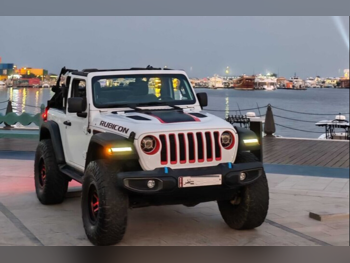 جييب رانجلار روبيكون 2020 اوتوماتيك 47,000 كم 6 سلندر دفع رباعي اس يو في أبيض و أسود