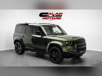 لاند روفر  ديفيندر  110 اكس داينمك اتش اس اي  2026  اوتوماتيك  6 كم  4 سلندر  دفع كلي مستمر  اس يو في  أخضر