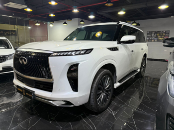 انفنيتي  كيو اكس  80  2025  اوتوماتيك  17,000 كم  6 سلندر  دفع رباعي  اس يو في  أبيض  تحت الضمان