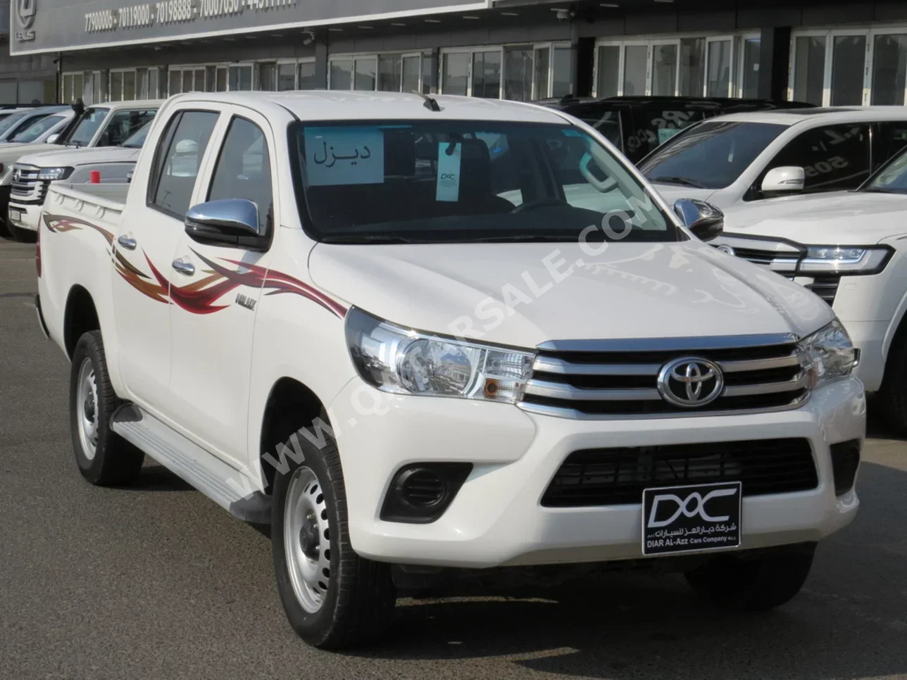 Toyota Hilux 2022 Automatic 187,000 Km 4 Cylinder Four Wheel Drive (4WD) Pick Up White