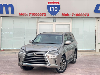 لكزس ال اكس 570 2016 اوتوماتيك 252,000 كم 8 سلندر دفع رباعي اس يو في ذهبي