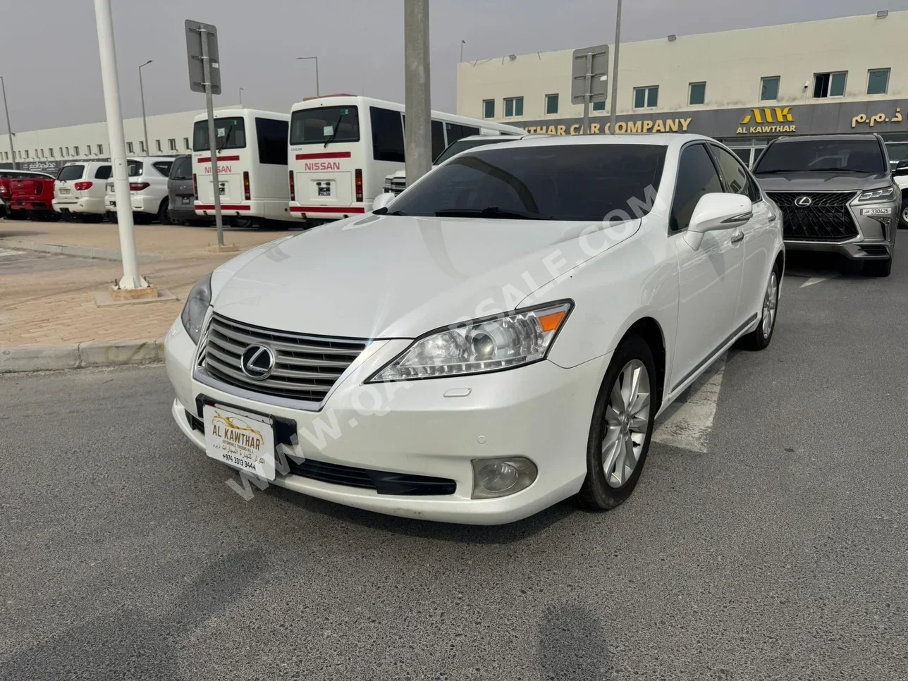 Lexus ES 350 2011 Automatic 146,000 Km 6 Cylinder Rear Wheel Drive (RWD) Sedan White