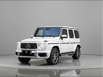 مرسيدس - بنز  جي - كلاس  63 اي ام جي  2025  اوتوماتيك  0 كم  8 سلندر  دفع رباعي  اس يو في  أبيض  تحت الضمان