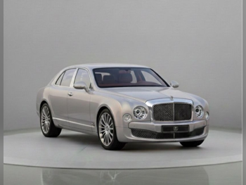 Bentley  Mulsanne  2012  Automatic  39,000 Km  8 Cylinder  All Wheel Drive (AWD)  Sedan  Silver