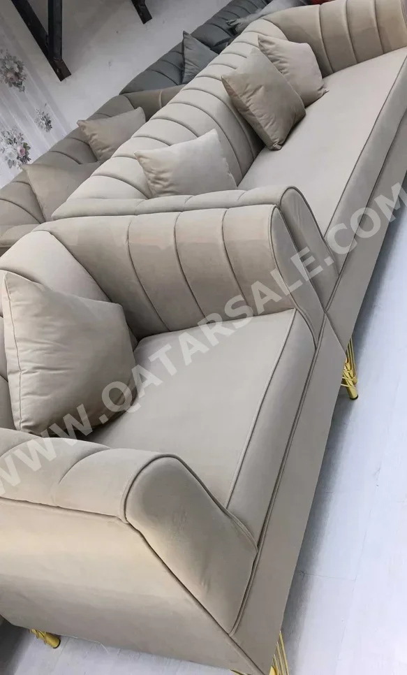 Sofas, Couches & Chairs Lifestyle  Sofa Set  - Fabric  - Beige