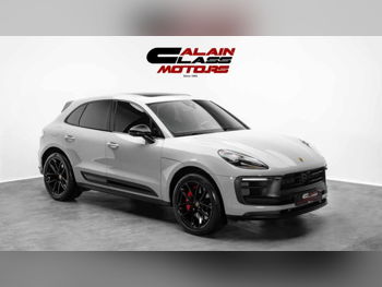 بورش ماكان جي تي اس 2024 اوتوماتيك 49,420 كم 6 سلندر دفع كلي مستمر اس يو في رمادي