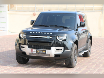 لاند روفر ديفيندر 110 اتش اس اي 2025 اوتوماتيك 3,000 كم 4 سلندر دفع رباعي اس يو في أسود تحت الضمان