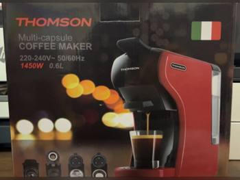 Coffee Makers Capsule Coffee Maker - Red - 0.750 liter