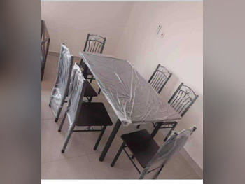 Dining Table with Chairs  - Lifestyle  - Brown  - Qatar  - 6 Seats