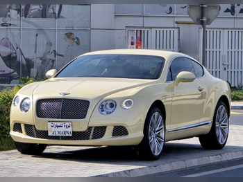 Bentley  GT  2013  Automatic  70,000 Km  12 Cylinder  All Wheel Drive (AWD)  Sedan  Beige