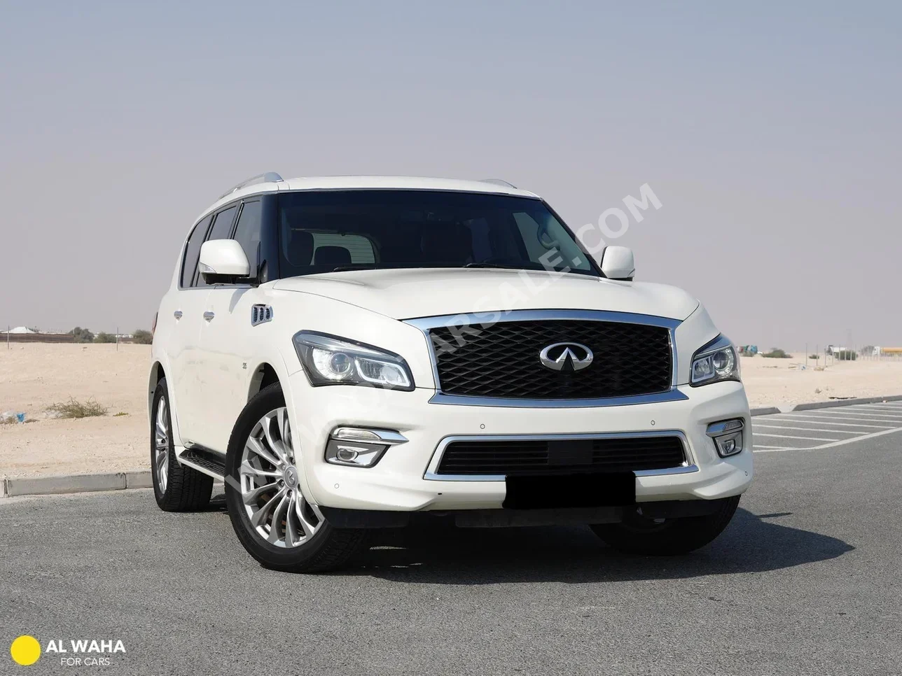 Infiniti  QX  80  2017  Automatic  122,000 Km  8 Cylinder  Four Wheel Drive (4WD)  SUV  White