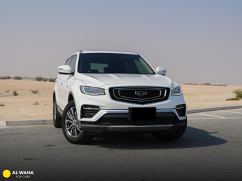 Geely  Azkarra  2022  Automatic  122,000 Km  4 Cylinder  Front Wheel Drive (FWD)  SUV  White  With Warranty