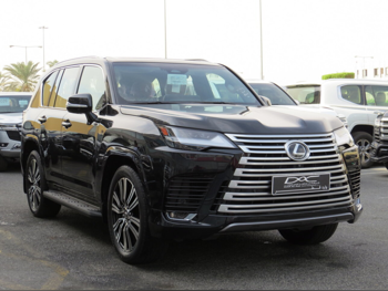 Lexus  LX  600 Luxury  2025  Automatic  5,000 Km  6 Cylinder  Four Wheel Drive (4WD)  SUV  Black  With Warranty