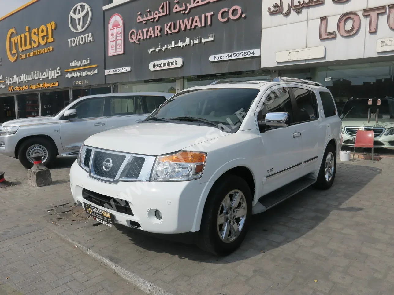 Nissan Armada LE 2012 Automatic 110,000 Km 8 Cylinder Four Wheel Drive (4WD) SUV White