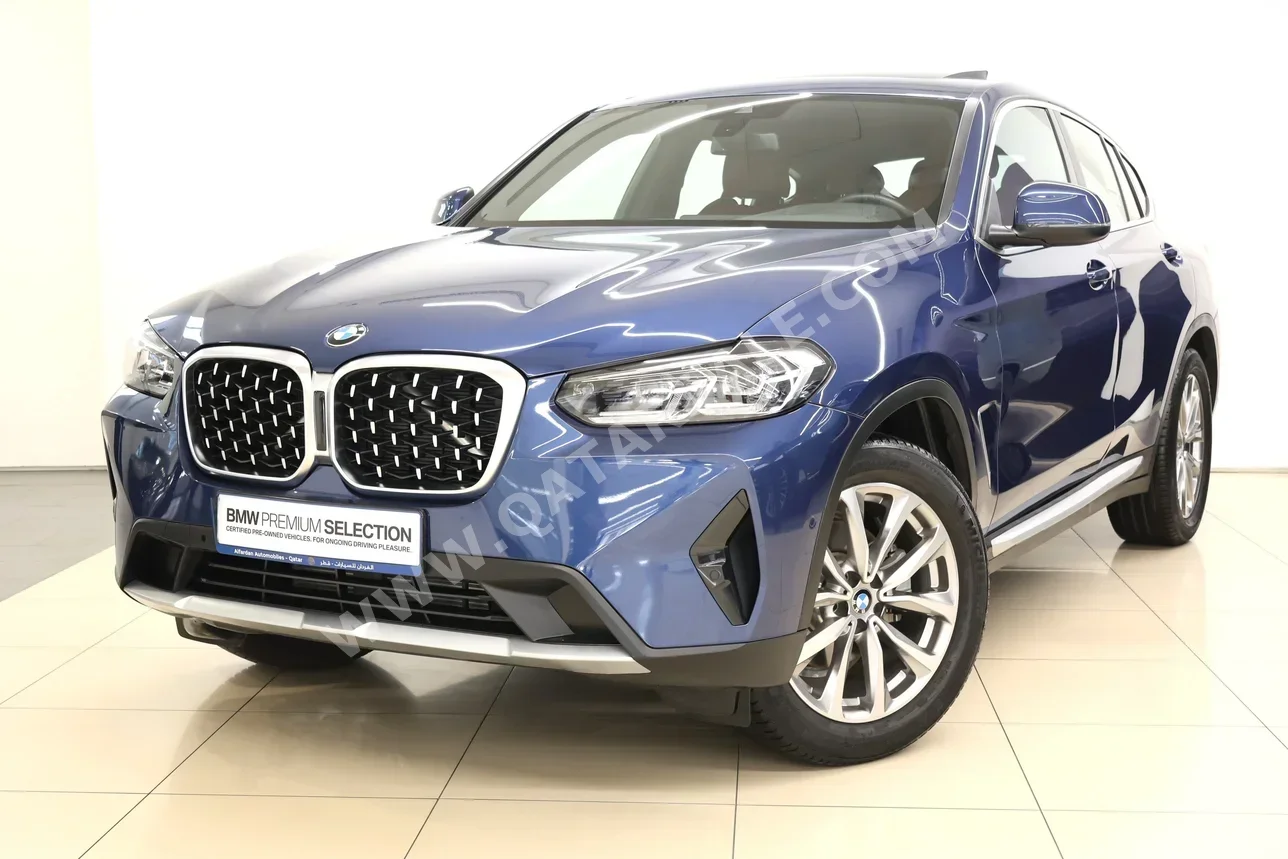 BMW X-Series X4 2024 Automatic 13,000 Km 4 Cylinder Four Wheel Drive (4WD) SUV Blue With Warranty