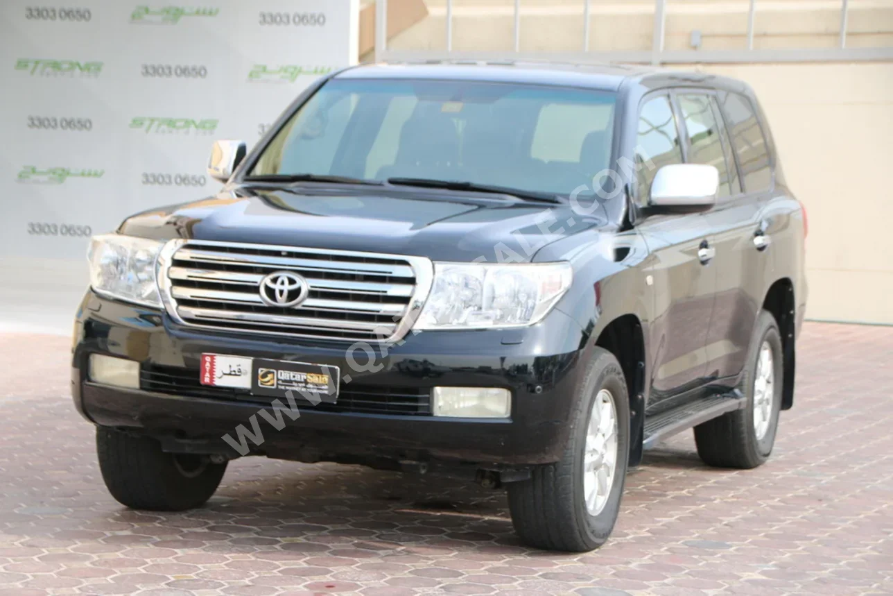 Toyota Land Cruiser VXR 2008 Automatic 308,000 Km 8 Cylinder Four Wheel Drive (4WD) SUV Black