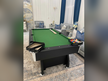 Black and Green  Billiard Table