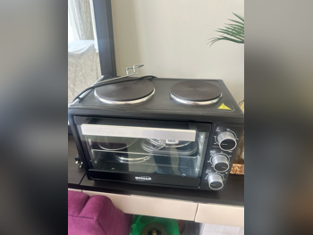 FANAR ELECTRIC OVEN WITH 2 HOT PLATES 45L 2000W / Single Oven / Electric Black Soft Close Door Timer With Delivery
