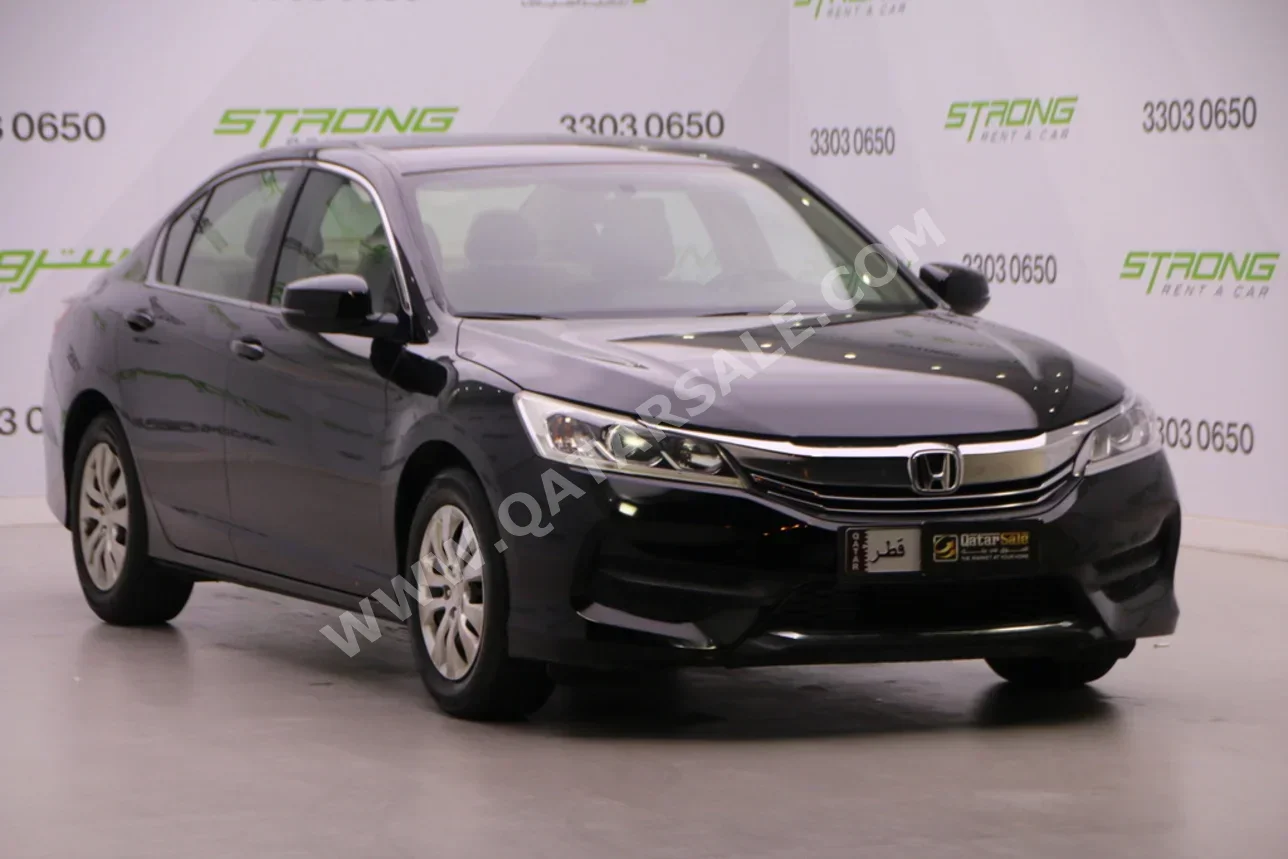 Honda Accord 2017 Automatic 128,000 Km 4 Cylinder Front Wheel Drive (FWD) Sedan Black