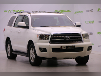 تويوتا سكويا اس ار 5 2014 اوتوماتيك 416,000 كم 8 سلندر دفع رباعي اس يو في أبيض