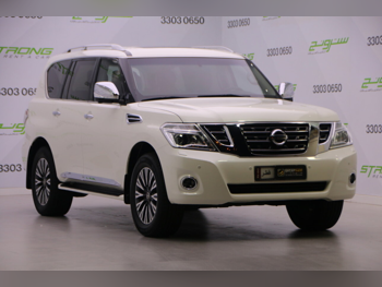 نيسان  باترول  بلاتنيوم  2017  اوتوماتيك  139,000 كم  6 سلندر  دفع رباعي  اس يو في  أبيض