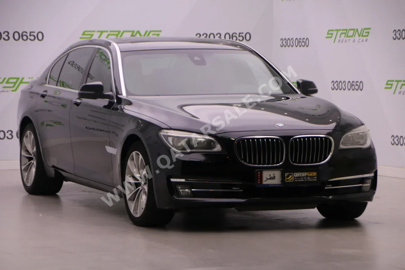 BMW 7-Series 730 Li 2015 Automatic 64,000 Km 6 Cylinder Rear Wheel Drive (RWD) Sedan Black