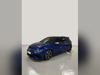 فوكس واغن  غولف  R  2023  اوتوماتيك  21,000 كم  4 سلندر  دفع رباعي  كوبيه \ سبورت  أزرق غامق  تحت الضمان