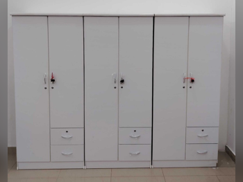 خزائن ودواليب الملابس والزينة - دوحة فيرنيتشر  - خزائن  - أبيض