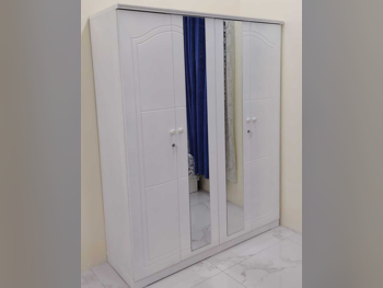 خزائن ودواليب الملابس والزينة - دوحة فيرنيتشر  - خزائن  - أبيض