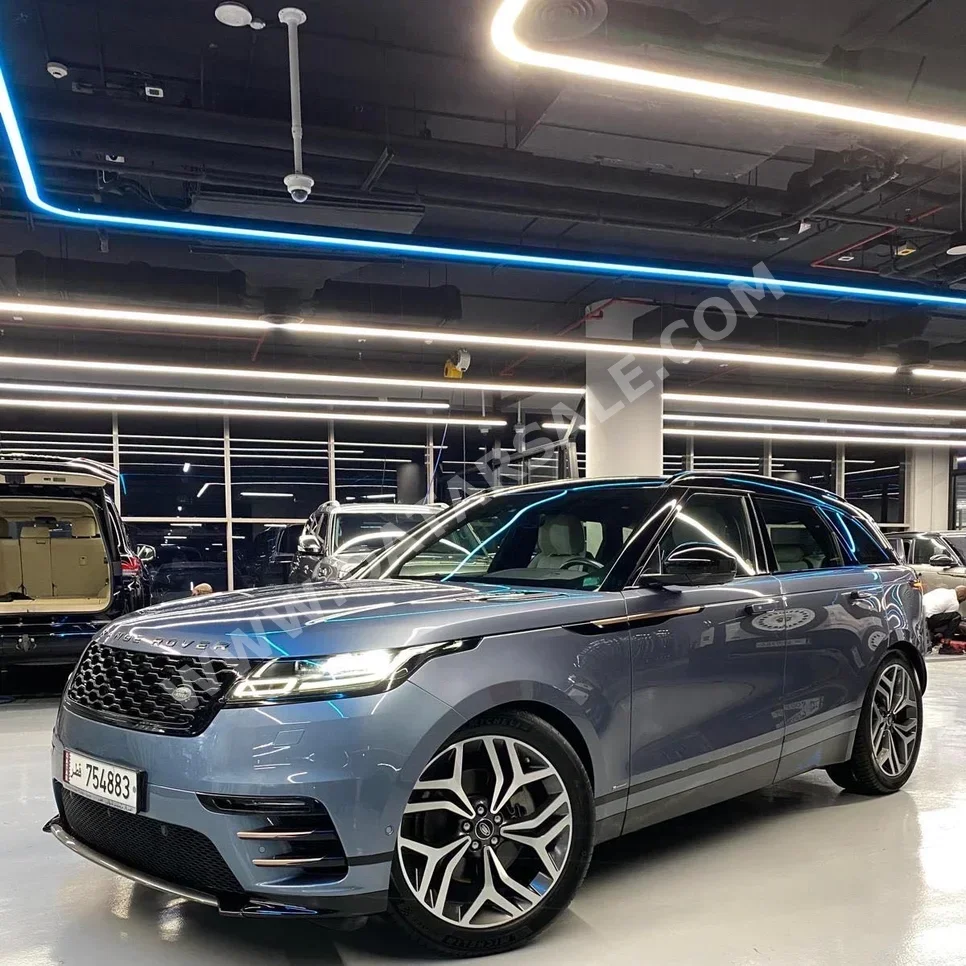 لاند روفر رنج روفر فيلار 2019 اوتوماتيك 25,000 كم 4 سلندر دفع رباعي اس يو في ازرق تحت الضمان