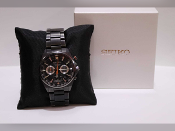 Watches - Seiko - Quartz Watch - Black - Men Watches