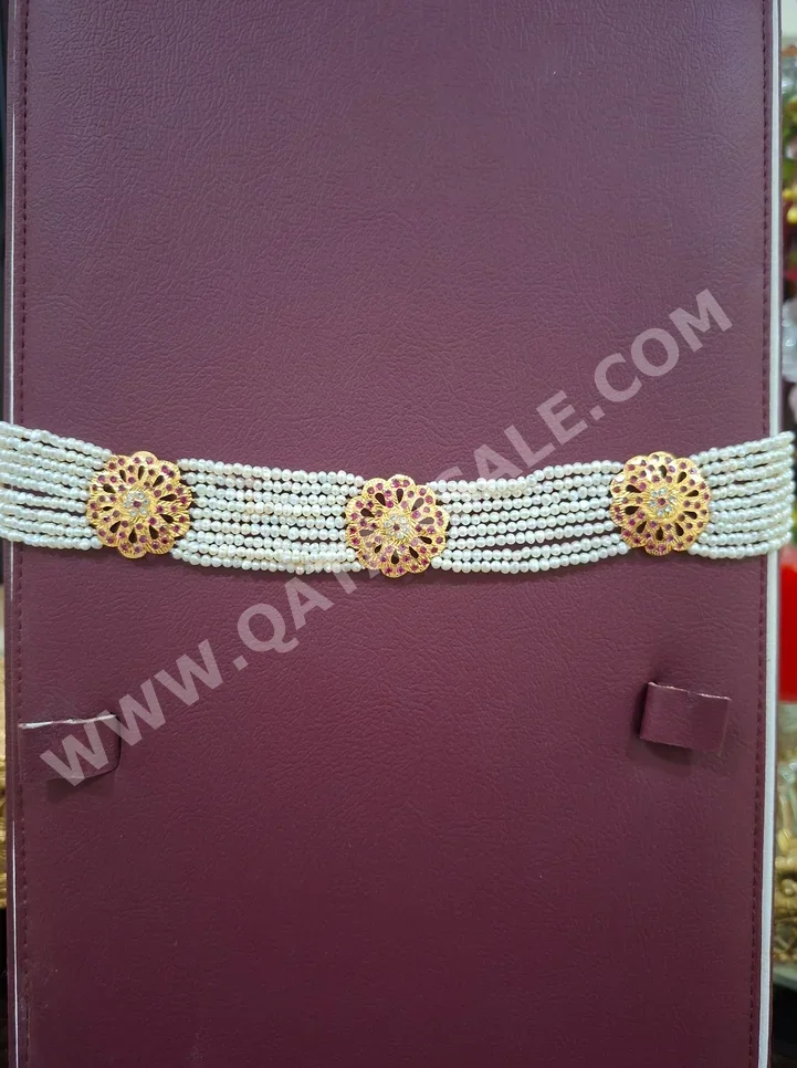 Gold Necklace Bahrain Woman By Item ( Designers ) 11.3 Gram Nature Yellow Gold 21k