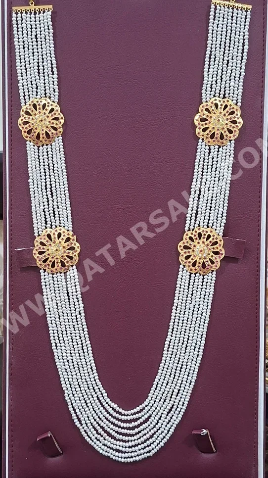 Gold Necklace Bahrain Woman By Item ( Designers ) 20.5 Gram Nature Yellow Gold 21k